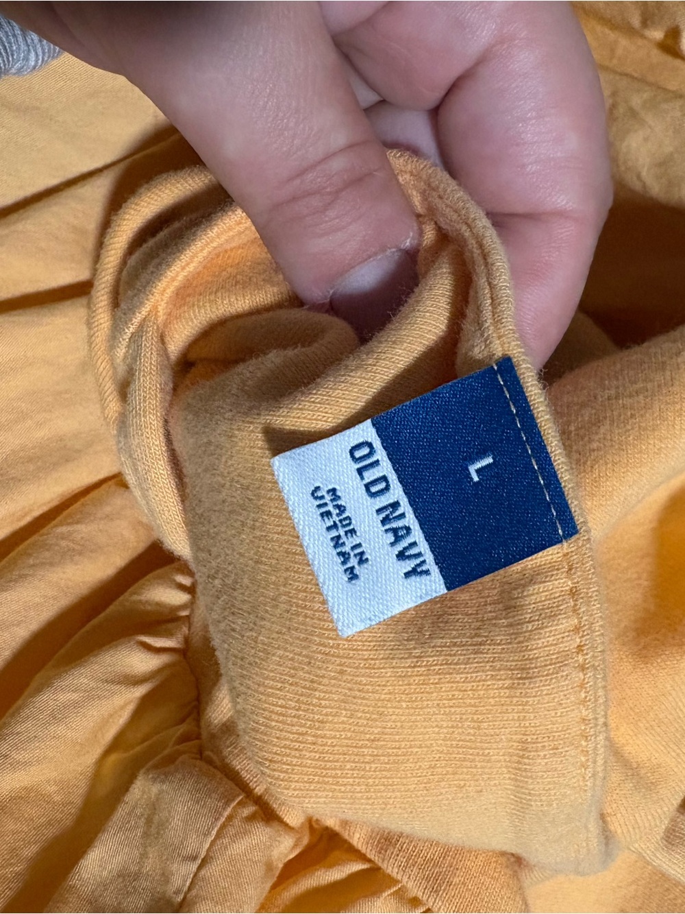 Old Navy Peach-Orange Sleeveless Midi Dress - Picture 4 of 5